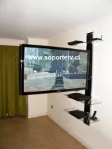 Mueble rack con soporte para Smart Tv Led Curvos