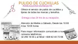 PULIDO DE CUCHILLAS Y TIJERAS.