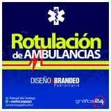 Rotulación Gráfica Autoadhesiva y Logotipos para Ambulancias