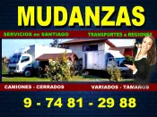 MUDANZAS DE CASAS Y DEPTOS / SANTIAGO - REGIONES