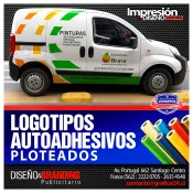 Grafica Autoadhesiva y Logotipos para Camionetas Delivery