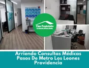 Arriendo Consultas Médicas, pasos Metro Los Leones