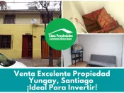 Oportunidad de Inversión Casa 10 D Yungay Santiago