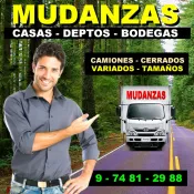 MUDANZAS - CASAS - DEPTOS - BODEGAS / SANTIAGO - REGIONES