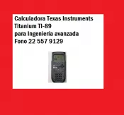 Calculadora Texas Instruments Titanium TI89