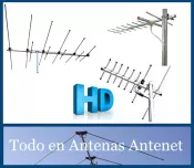Antenas TV/FM, HD para sectores rurales y urbanos