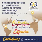 Transporte intencional de Courrier españa colombia y resto del mundo