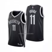 Camiseta Brooklyn Nets Kyrie Irving NO 11 Icon 2021-22 Negro