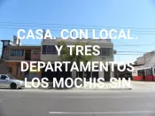 CAS DOS PLANTAS, ANEXO LOCAL CON TRES DEPARTAMENTOS LOS MOCHIS SINALOA