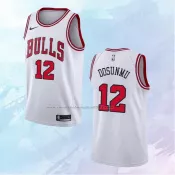 NO 12 Ayo Dosunmu Camiseta Chicago Bulls Association Blanco