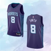 NO 8 Dennis Smith Camiseta Charlotte Hornets Statement Violeta 2022-23