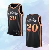 Camiseta Atlanta Hawks Ciudad Negro 2022-23