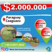Vendo terrenos en Paraguay Caaguazu