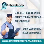Se busca Técnico en Detección de Fugas en Santiago