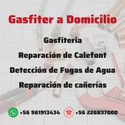 GASFITER A DOMICILIO | REPARACION DE CALEFONT | TODO SANTIAGO