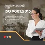 Asesoría para la implementación de la Norma ISO 9001:2015