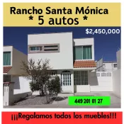 RANCHO SANTA MONICA venta casa ** 5 AUTOS**