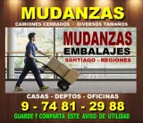 MUDANZAS - ALERCE ANDINO - SANTIAGO
