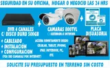4 Cámaras de seguridad HD 1.3mpx CCTV