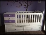 Cuna de bebe en madera, fabricación mueble de bebe