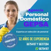Empleadas Domésticas y Niñeras, Agencia GEPSA, 32 años