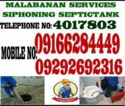 Malabanan Siphoning Septictank Services  In The Philippines Only 09292692316