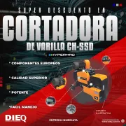 VENTA DE CORTADORA DE VARILLA HYPERMAQ CH-55D. DIEQ