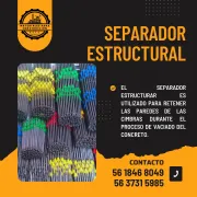 SEPARADOR ESTRUCTURAL MATERIALES PARA CONSTRUCCIÓN R.O.C.O.