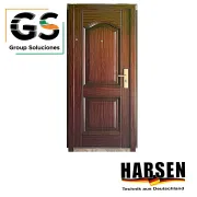 Puerta Exterior Seguridad 28 kilos Harsen® Marrón