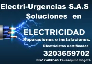 Electricista,Carlos lleras, El chico, country ,Usaquén, santa ana,Modelia,Salitre,Villa luz, Zona G.