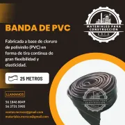 BANDA OJILLADA PARA CONSTRUCCIÓN PVC