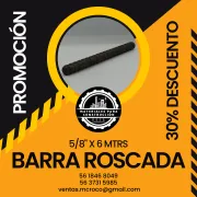 MC BARRA ROSCADA 5/8"