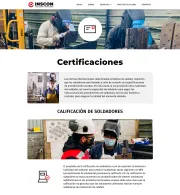 INSCON SPA . Calificaciones para soldadores Región de Los Lagos