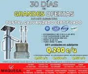 PUNTALES GALVANIZADOS CERTIFICADOS EN OFERTA