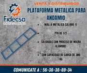 Plataforma metálica para andamio Jalisco