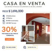¡Descubre tu nuevo hogar en Los Reyes Ixtacala, Tlalnepantla de Baz, Estado de México!