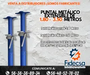 YUCATAN Puntales Metálicos Extensibles Marca Hypermaq 2.10m-4.10m