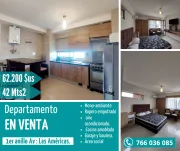 MONO AMBIENTE EN VENTA  Zona: 1er anillo Av : Las Américas.