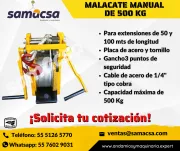 MALACATE MANUAL PARA HAMACA DE 50 Y 100 MTS DE CABLE