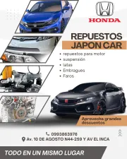 VENTA DE REPUESTOS PARA CARROS HONDA