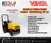 Rodillo vibratorio doble HYPERMAQ RV-15