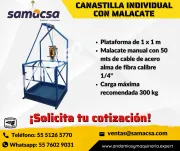 Canastilla de Trabajo con malacate