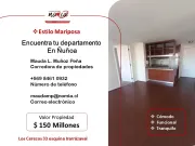 Vendo departamento en Ñuñoa