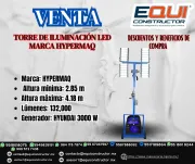 Venta de Torre de iluminación LED HYPERMAQ