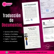 TRADUCCIÓN DE DOCUMENTOS