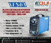 Venta de Planta de soldar INVERTER HYUNDAI MMA DUAL en México