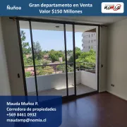 Departamento en venta comuna de Ñuñoa