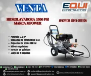 Venta de hidrolavadora 3500 PSI Mpower