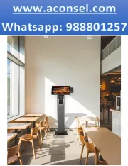 Pantalla Táctil de 21,5 pulgadas con Soporte de Suelo Integrado