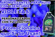 AROMATIZANTES PARA AUTO PUBLICITARIOS PARA CAMPAÑAS
